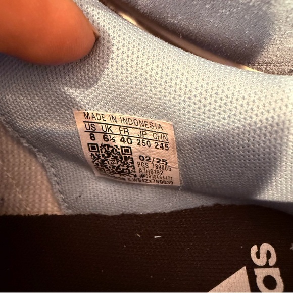 Adidas VL Court 2.0 Men’s Sneakers. Blue W/ White Stripes Gum Soles Sz 12 NEW! - Picture 13 of 14